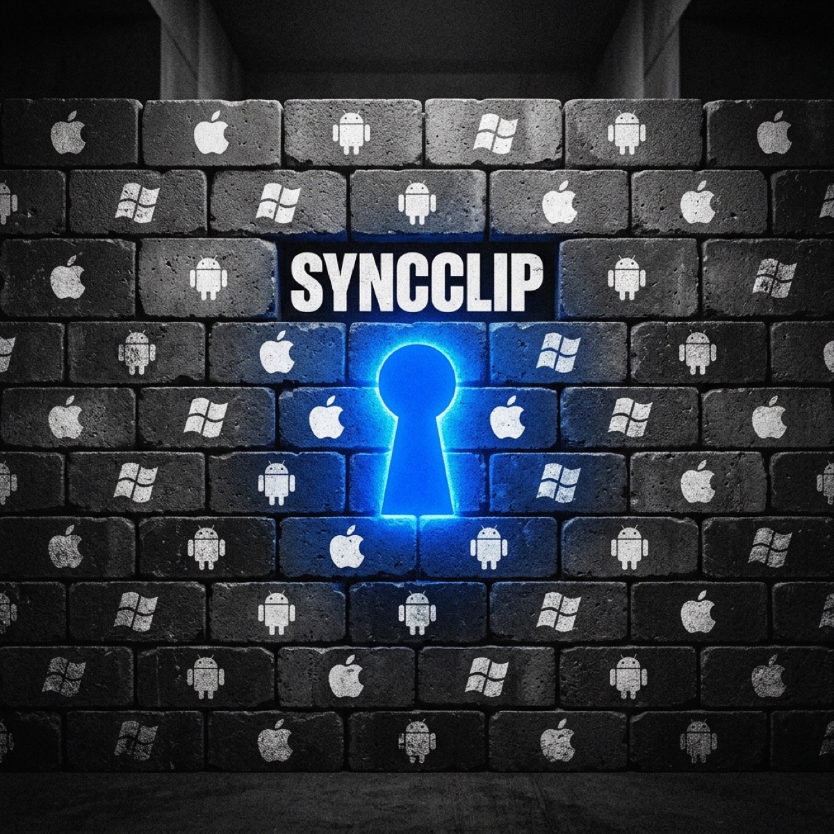 SyncClip Breaking Ecosystem Walls Illustration